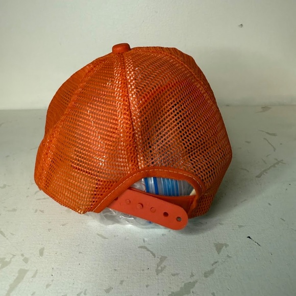 Vintage 70s 80s New Era Tennessee Vols TN Volunteers Orange White Baseball Hat - Picture 6 of 11